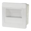 Square White LED Wall Light with 2W Microwave Sensor (EQ. 16W) 4200K Dim. 86x86mm