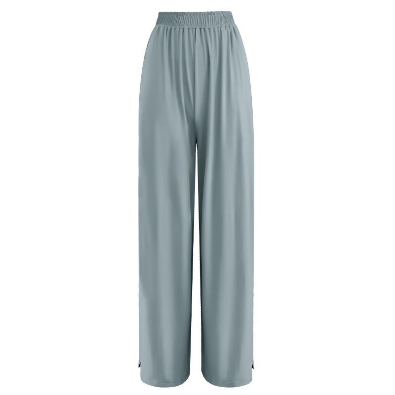 Women's UPF50+ Ice Silk Sun Protection Wide-Leg Pants – UV Protection, Cool, Loose Fit, Summer Style