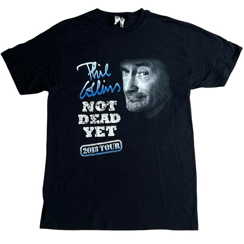 Phil Collins Not Dead Yet Live Tour 2018 Black Mens Medium T shirt S