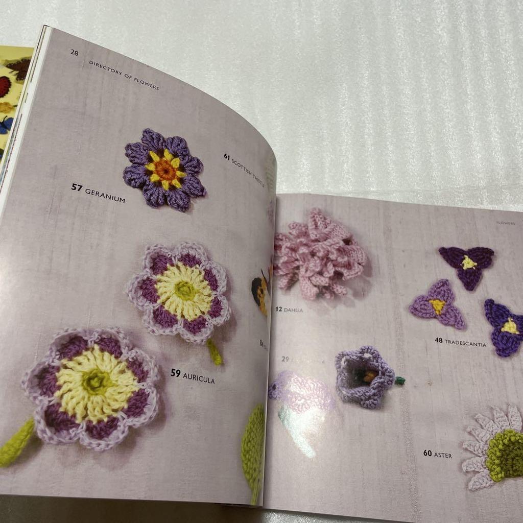 [USED] Two books on crochet and knitting motifs