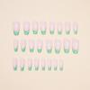 Wear Nail Art Advanced French Green Butterfly Wear Nail Art Patch Nail Art Wear Nail Art