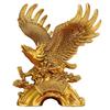 Grand Vision Eagle Figurine: Wealth & Prosperity Décor for Living Room, TV Stand, or Desk—Ideal for Housewarming and Company Celebrations