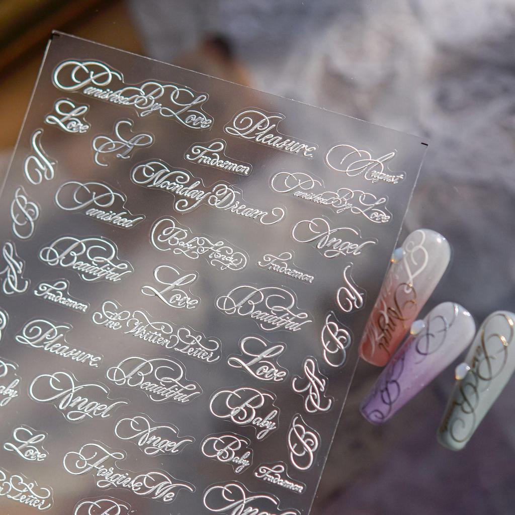 Tomoni Hot Stamping Nail Stickers - Popular DIY Chinese Style Decorative Stickers