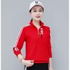 Internet celebrity stand-up collar sweater casual sports suit versatile spring and autumn new large size loose belly cover long sleeve two-piece set