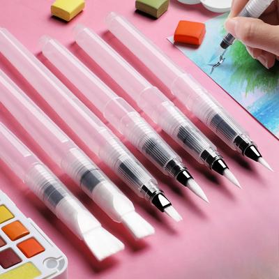 3/7 Stück Aquarell Pinselstifte Wasserspeicherfunktion Malpinsel Für Aquarell Kunst Bastelbedarf Künstlerzubehör