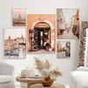 Classic Tourist City Italian Architecture Street Nordic Posters Prints Canvas Painting Wall Art Picture Living Room Home Decor