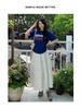 2024 Korean Casual Letter Print Slim Fit Cotton T-Shirt for Women – Short-Sleeved and Stylish