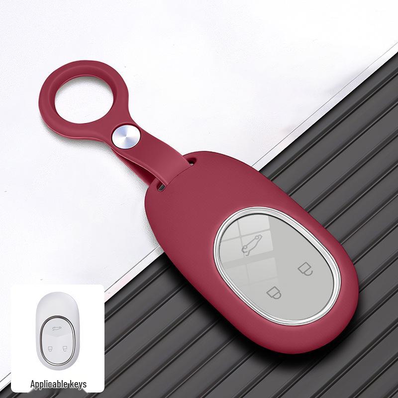Silicone Car Key Case ES9 - Special Key Shell with Buckle and Accessories