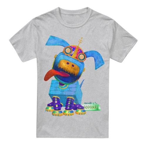 Jimmy Neutron Mens Goddard Neon T-Shirt