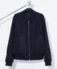 Filobisknot Reversible Linen Spandex Setup Blouson [Navy]