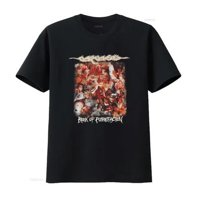 Rare Carcass Reek Of Putrefaction T Shirt Unique Horror Art Print for Metal Fans Vintage Washed Streetwear Homme Comfortable