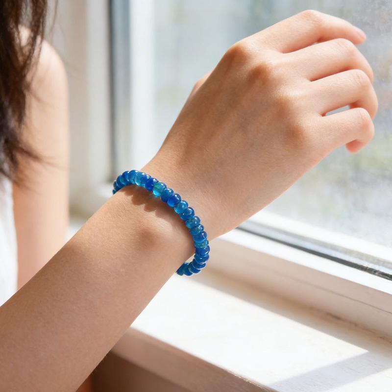 Přírodní opálový náramek pro ženy Pružná elastická šňůrka Léčivé šperky Pomáhají udržovat emoční rovnováhu