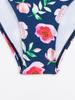 Floral One-Piece Slimming Fashion Women's Bikini Swimsuit