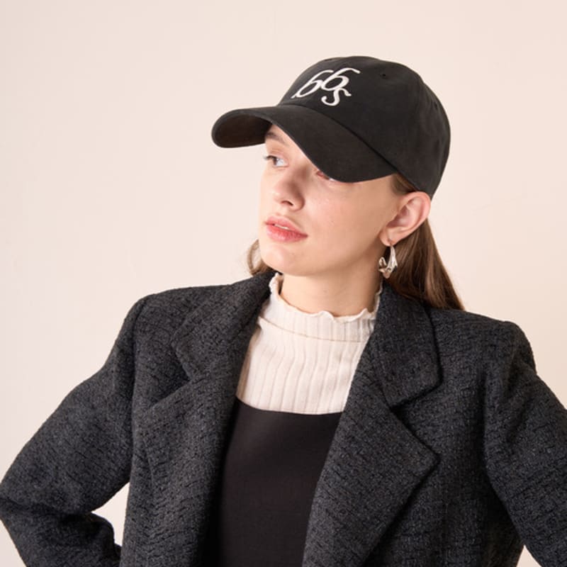 Bibyseob Logo Ball Cap Black [T23]