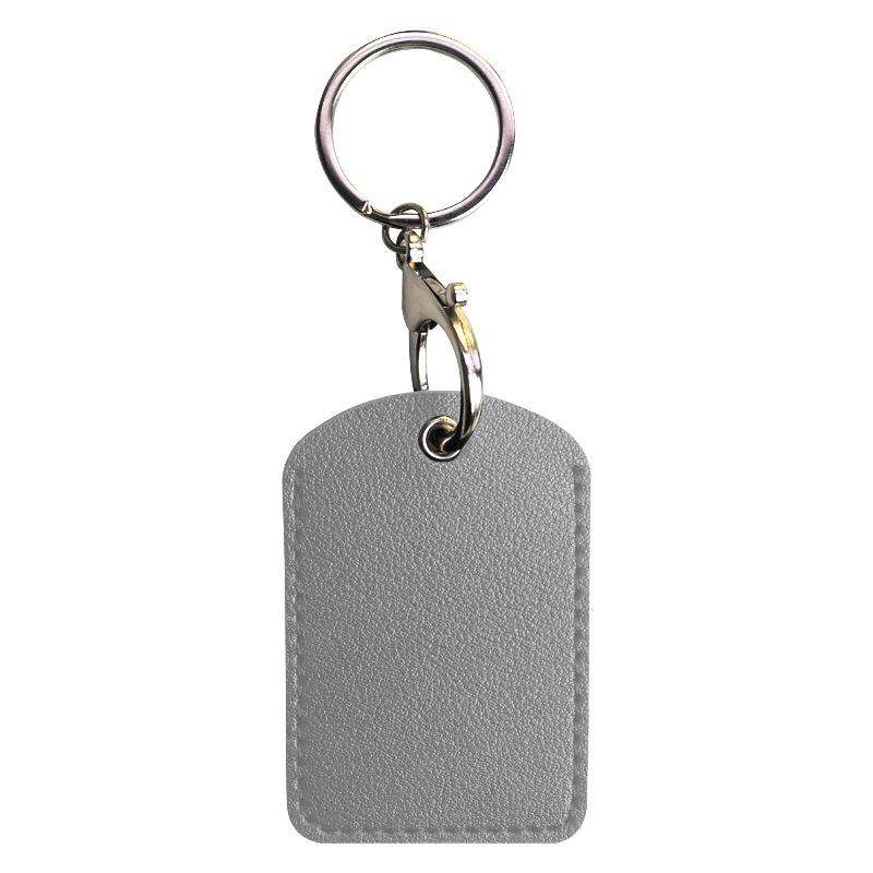 Customized leather water drop small card cover, keychain protective cover, elevator card cover ins community access card cover, customized oem.