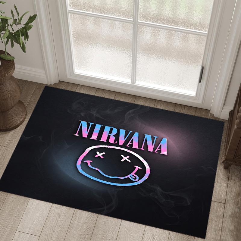 Nirvana Design Crystal Velvet Carpet Cozy Non?Slip Printed Rug For Bedroom Living Room Entrance