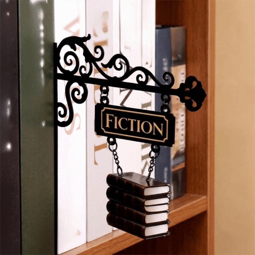 Lightweight Bookend Hanging Plaque Creative Book Partition Board Shelf Organizer  Study Desk
