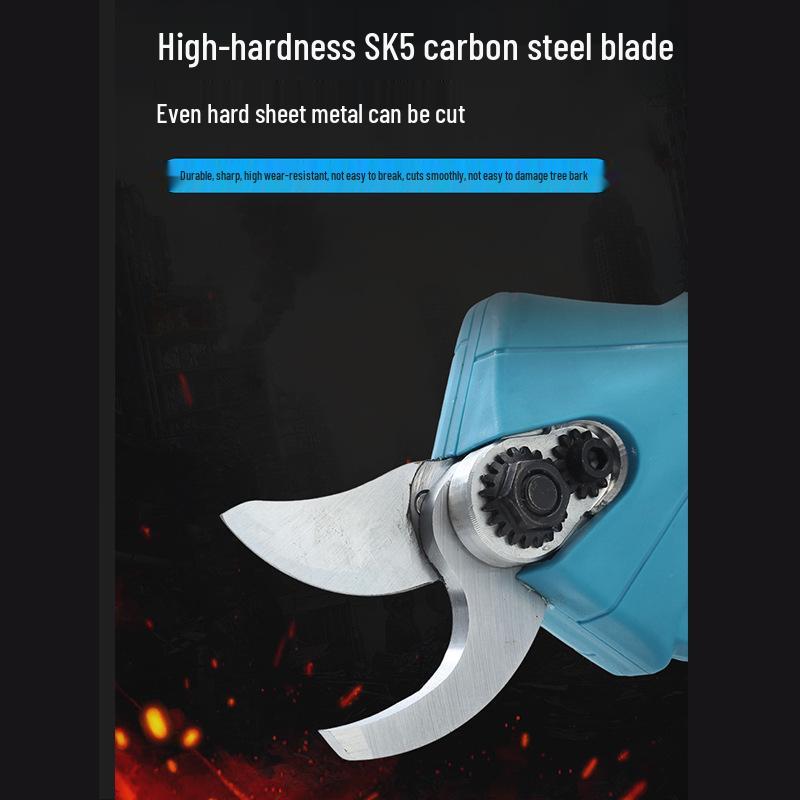 Uppladdningsbara handhållna elektriska beskärningssaxar för trädgårdsodling och landskapsvård