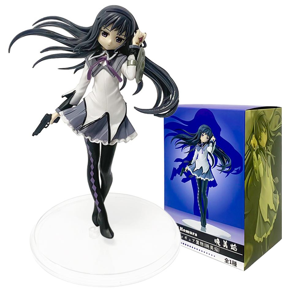 Anime Puella Magi Madoka Magica Akemi Homura Action Figure 16.5cm PVC Scale Model Collection Gift
