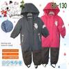 Spring and Autumn Children's Thin Jumpsuit, Soft Outdoor Windproof and Waterproof 3000 Jumpsuit for Boys and Girls, Spring and Autumn