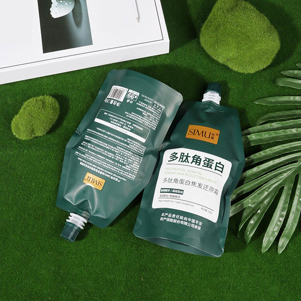 Peptide Keratin Coking Hair Reduction Cream Smoothing Conditioner Repair Dry Hair Dryness Mask Hair Treatment Cream 250ml