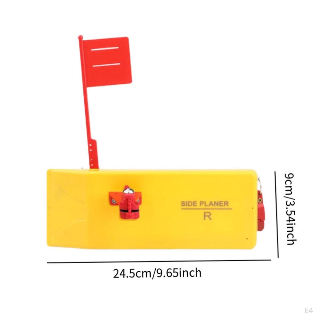 Accesoriu pentru plăci de rindeau de pescuit cu sistem de steag cu arc Mediu, rezistent, cu prindere rapidă