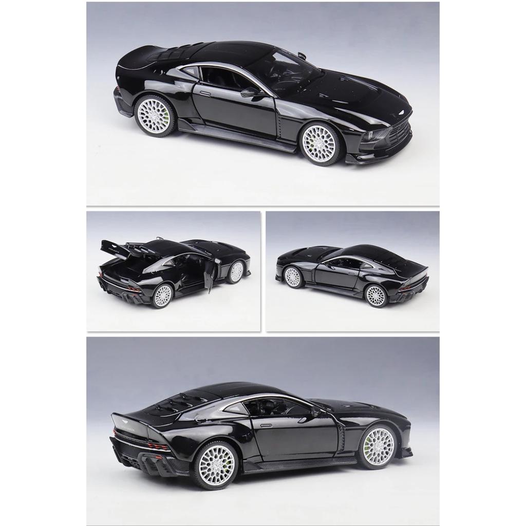 WELLY 1/24 Aston Martin Valour Alloy Super Sports Car Model Diecast Metal Racing Car Vehicle Model High Simulation Kids Toy Gift