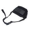 Soft Fabric Dog Mouth Cover with Side Strap and Front Air Panel for Training Routine and Public Daily Use Support