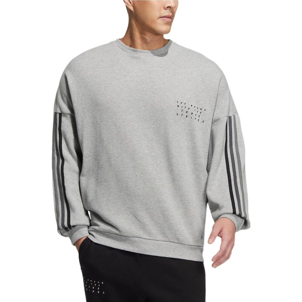 adidas Sweatshirts Unisex Gray Crew Neck Moderate Regular HP1371