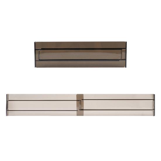 Separator de sertare transparent, lungime reglabilă, durabilitate ridicată, instalare simplă, separator de sertare extensibil