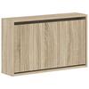Wall Mounted Shoe Cabinet ARNHEM 71 X 17 X 43 Cm Sonoma Oak