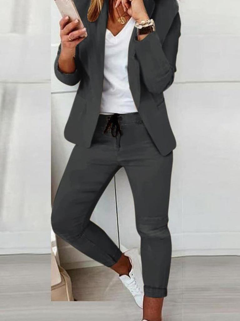 New Casual Fashion Suit Women's Suit Set