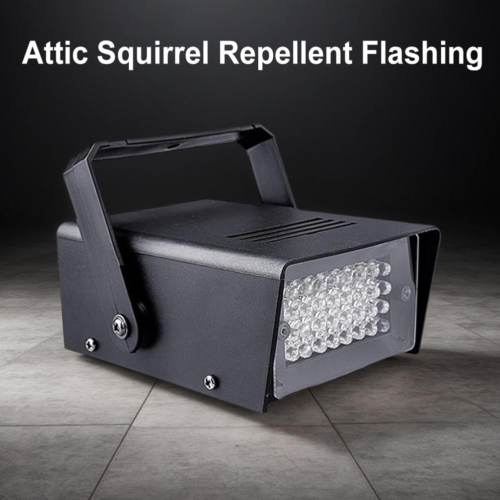 Luz Repelente de Animales para Ático Control de Velocidad de la Luz Luz Estroboscópica Intermitente Eliminar Luces Intermitentes para Iluminación de Áreas Ocultas Interiores