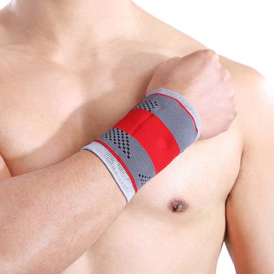 Silica Gel  Wrist Sleeve Support Band Brace Bandage Athlete Sports