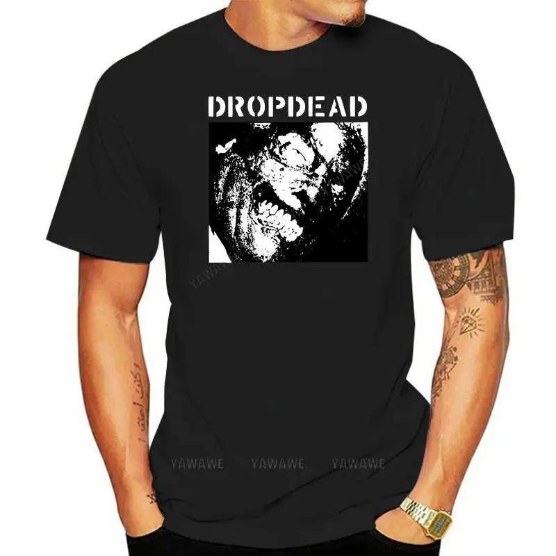 

Dropdead V14 Топы Футболка Черный Хардкор Панк Грайндкор Все Размеры S-5XL Футболка Летний Стиль Повседневная Одежда мужская футболка XXXXXL чёрный