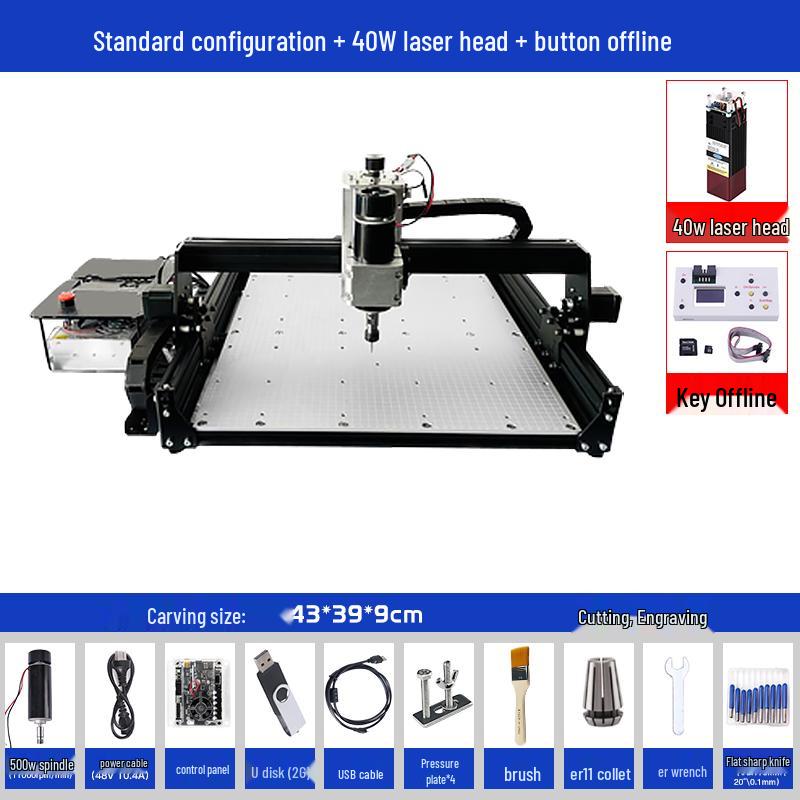 Multifunctional Desktop CNC Laser Engraving and Cutting Machine
