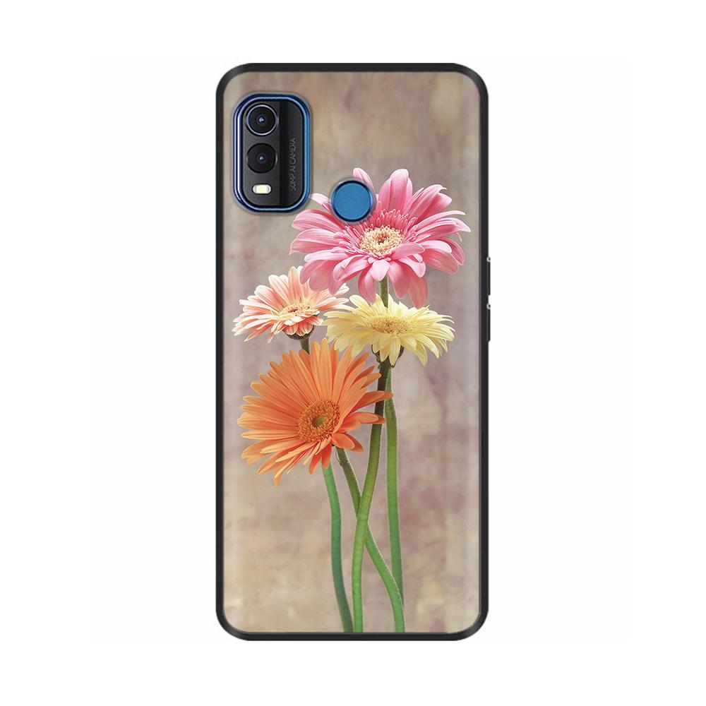 Θήκη για Nokia G11 Plus Χαριτωμένη Καρδιά Λουλούδι Μαλακή Σιλικόνη Πίσω Κάλυμμα για Nokia G11 Plus NokiaG11 G 11 Προστατευτικό Μαύρο TPU Θήκες Κινητού