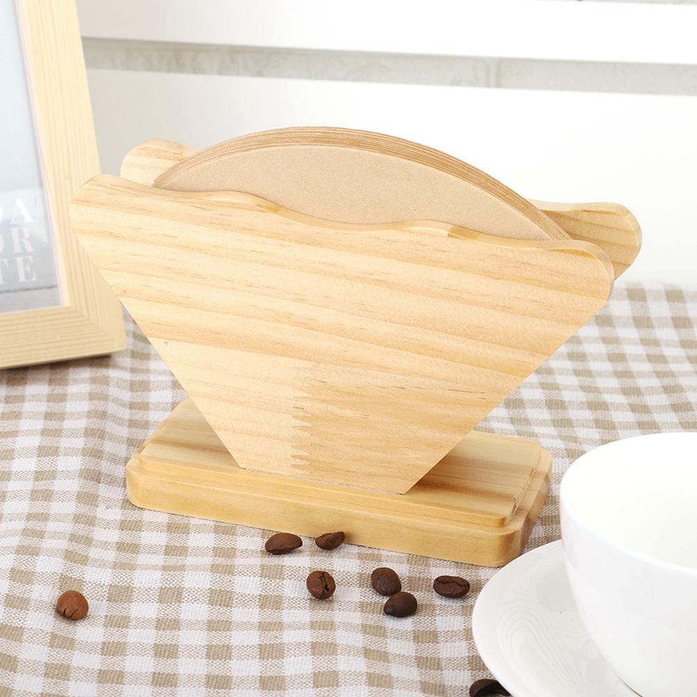 Buy Coffee Filter Holder Wooden Coffee Filter Stand Coffee Filter Rack
