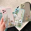 Retro Flower Bud Phone Case for Iphone 16 11 12 13 14 Pro Max 15 Plus Meticulous Plant for Iphone X XS XR 7 8 Plus Back Covers
