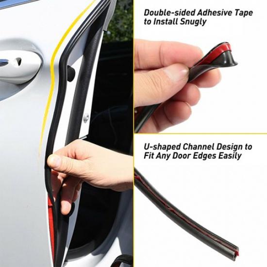 32ft Car Door Protector Rubber Edge Trim Guard Molding Seal Strip Scratch EOA