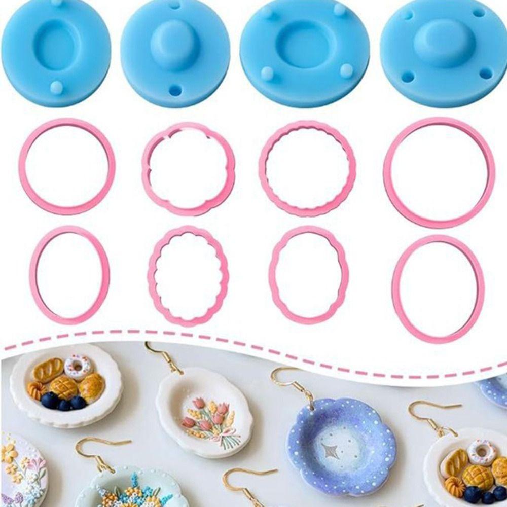 Reusable Polymer Clay Cutters DIY Polymer Clay Molds New Clay Earring Molds  Polymer Clay Crafting