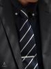 Tie Pin Cufflink Set Made In Japan Brass Tie Pin Cufflink [Tabarat] Men's (Silver)