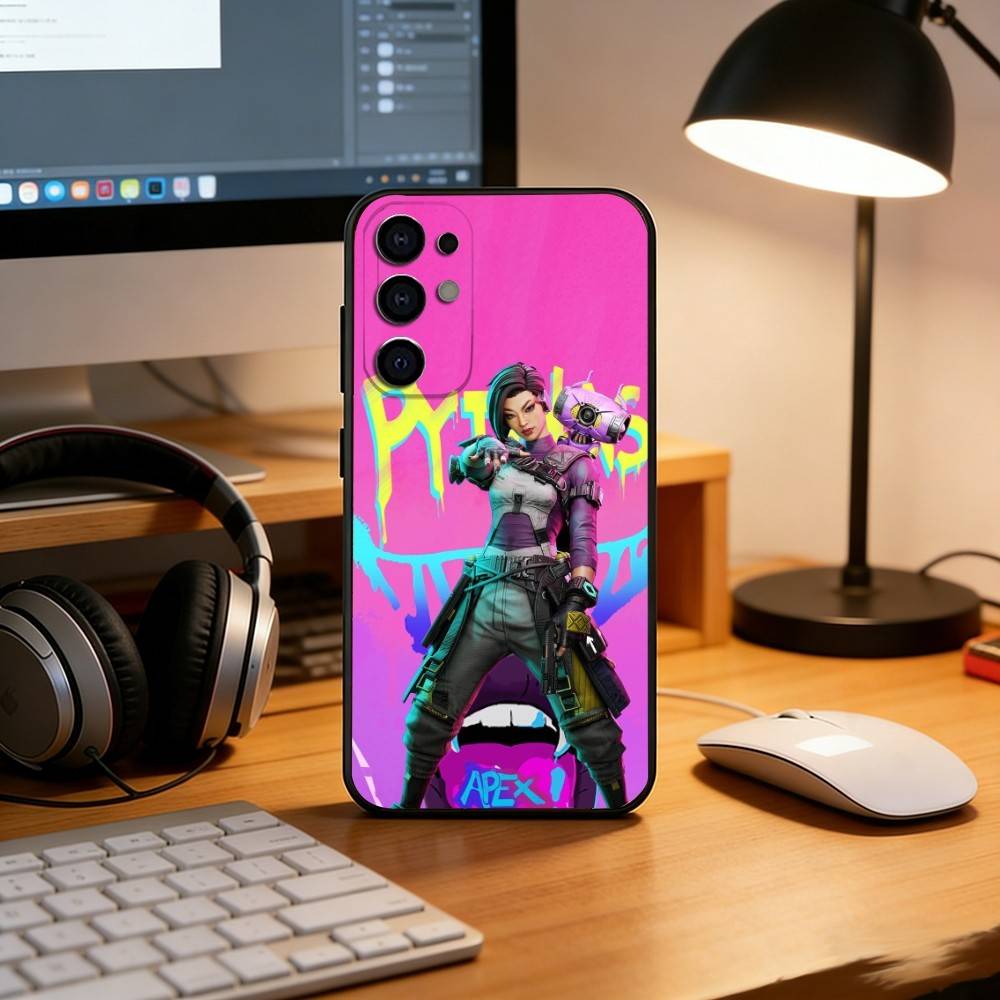 Apex Legends Phone Case For Samsung S25,S24,S21,S22,S23,S30,Ultra,S20,Plus,Fe,Soft Silicone Black Cover