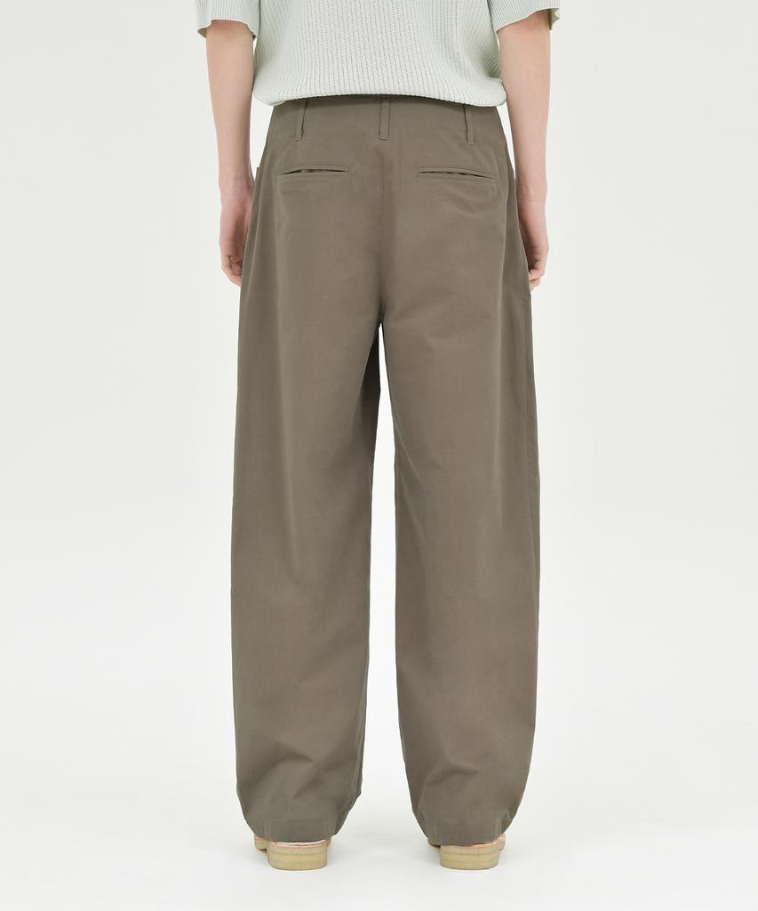 Beulaunyadeu Structured Wide Pants, Brown
