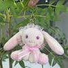 Endearing Bunny Cartoon Plush Toy Keychain With Soft Fabric For Collectible Decor