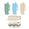 Cylinders Ice Tray Mold with Lid Practical Ice Maker for Insulated Drinkware