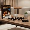 Magnetic Rocks Stone Board Game Set Multiplayer Magnetic Strategy Games Table Top
