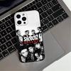 LNGSHOT Hip-hop  Phone Case For iPhone 17,16,15,14,13,12,11 Plus,Pro Max,XS,Soft Silicone Black Cover