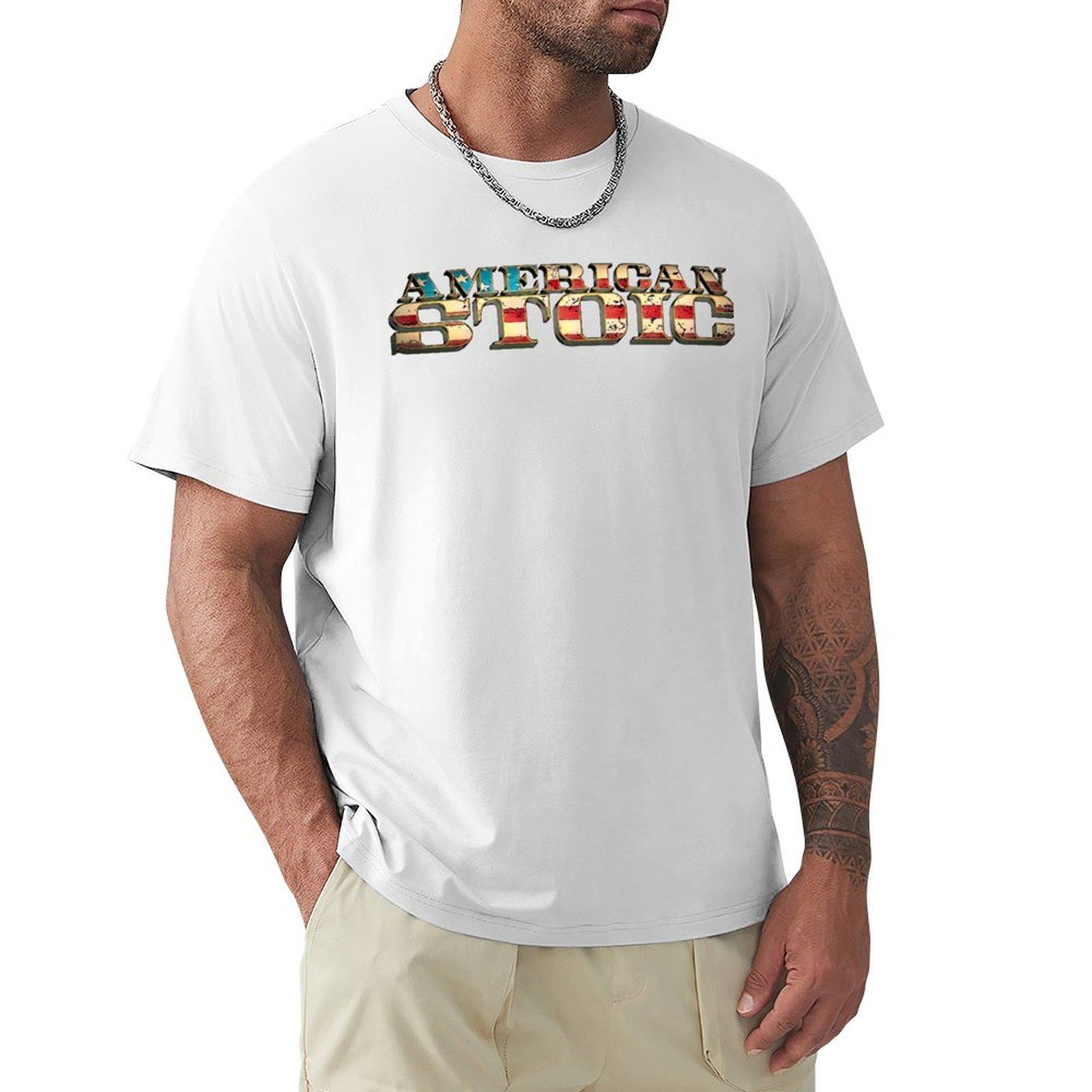 American Stoic TShirt anime clothes Aesthetic clothing anime figures shirts graphic tee men S