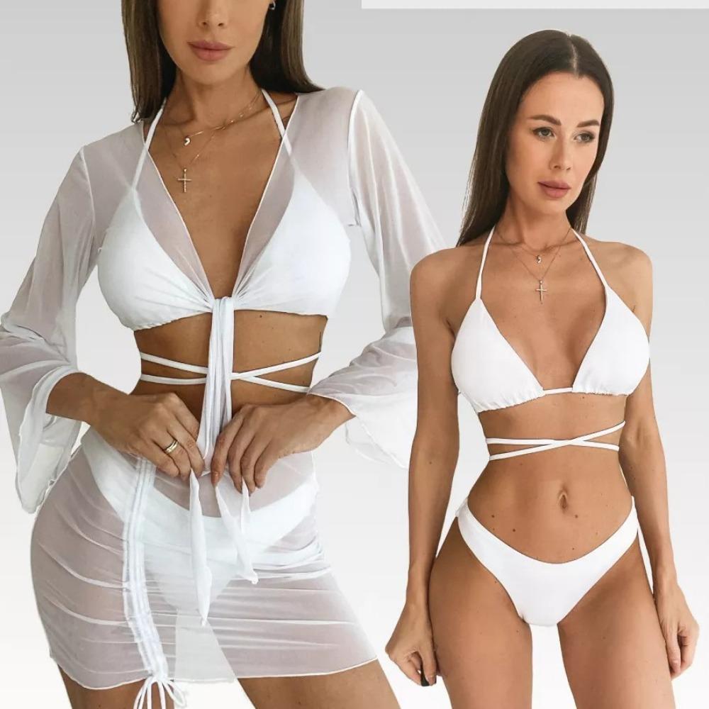 Damen Sport Badeanzug mit Brustpolster Einteilig Sexy Strandmode